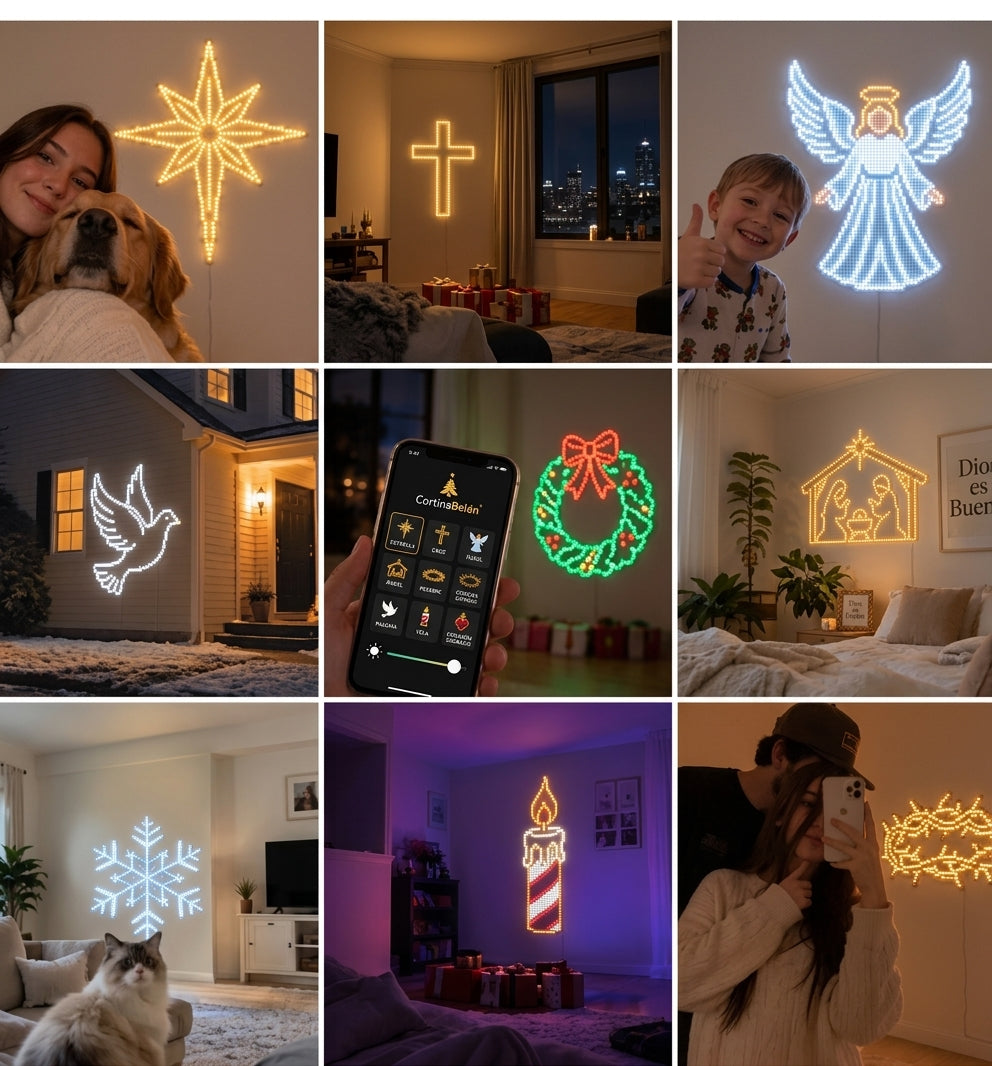 Luz Led de Pared Cristiana