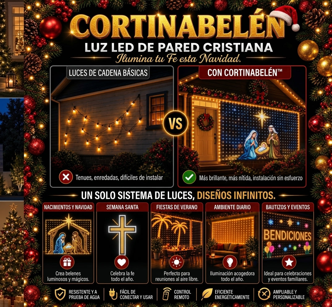 Luz Led de Pared Cristiana