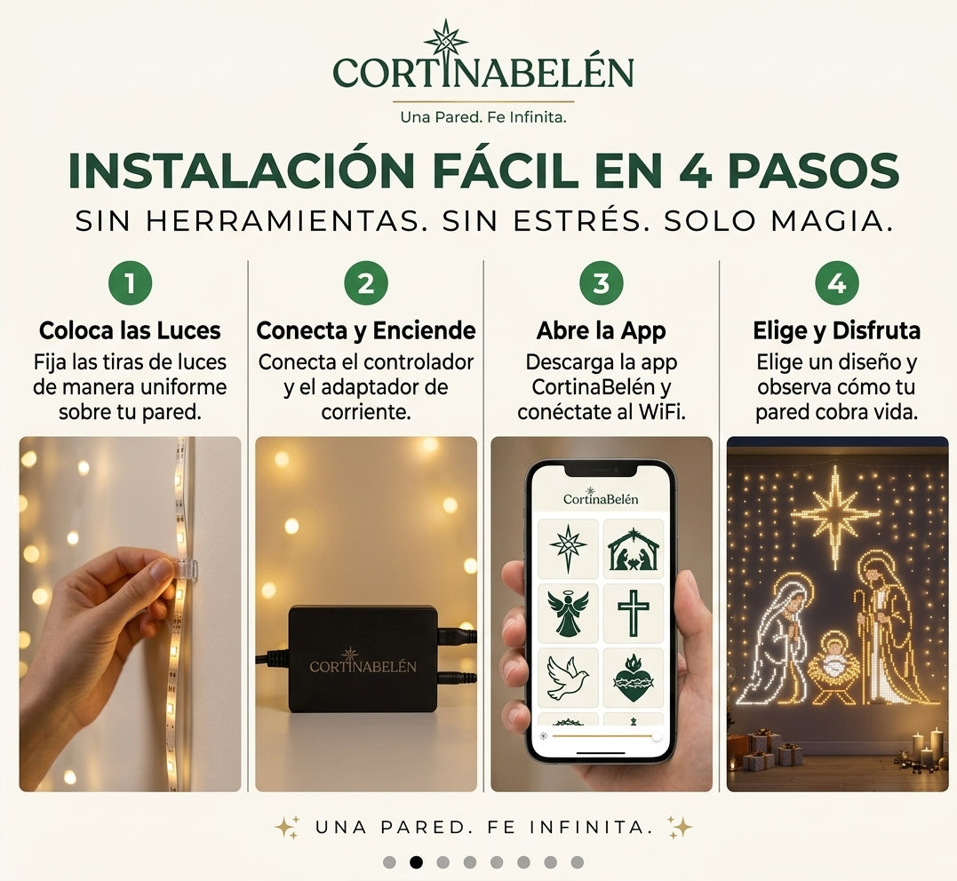 Luz Led de Pared Cristiana