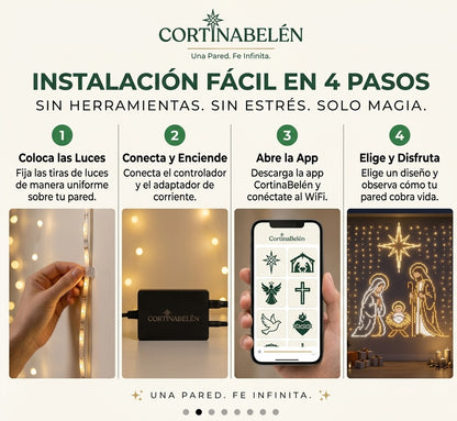 Luz Led de Pared Cristiana