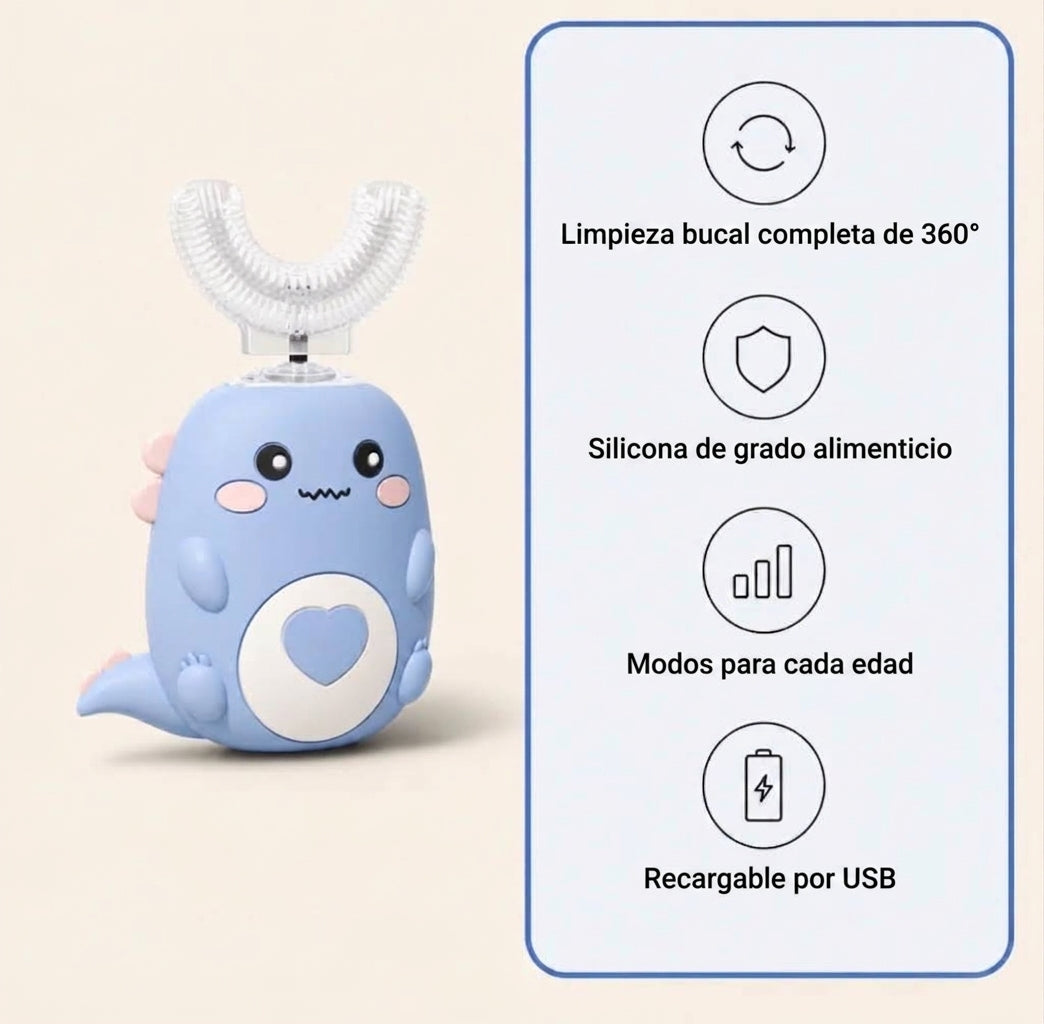 Cepillo sónico infantil en forma de U