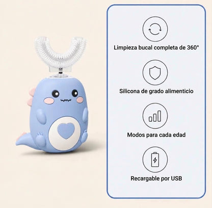 Cepillo sónico infantil en forma de U