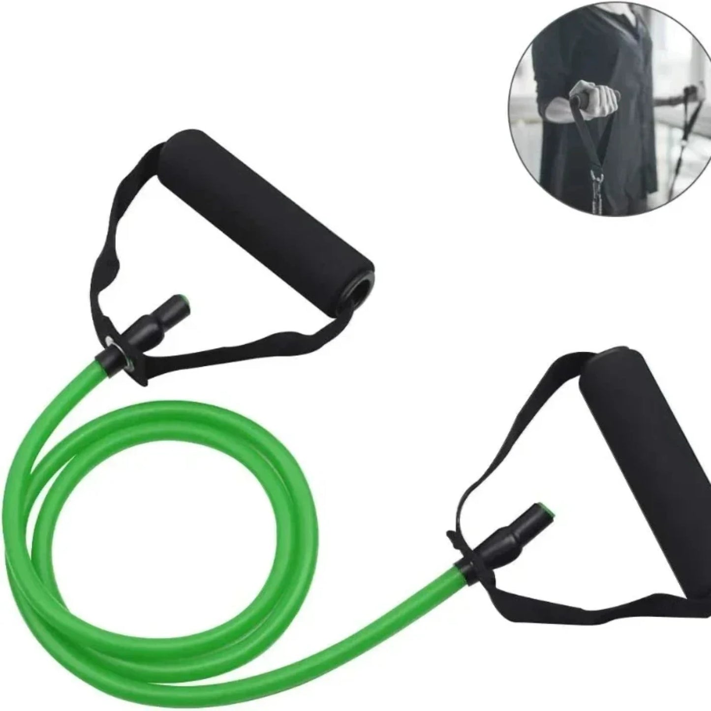 Multifunction Resistance Bands with Handles – Hot Yoga & Gym Muscle Training