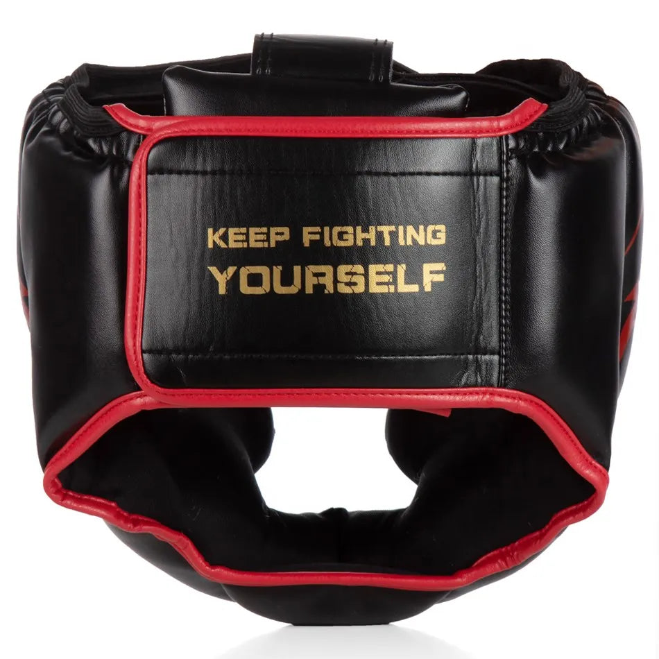 WOSWEIR  Kick Boxing Helmet Men Women PU Karate Muay Thai Guantes De Boxeo Free Fight MMA Sanda Training Adult Kid Equipment